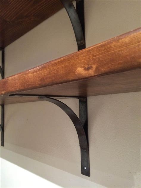 industrial style brackets for shelves